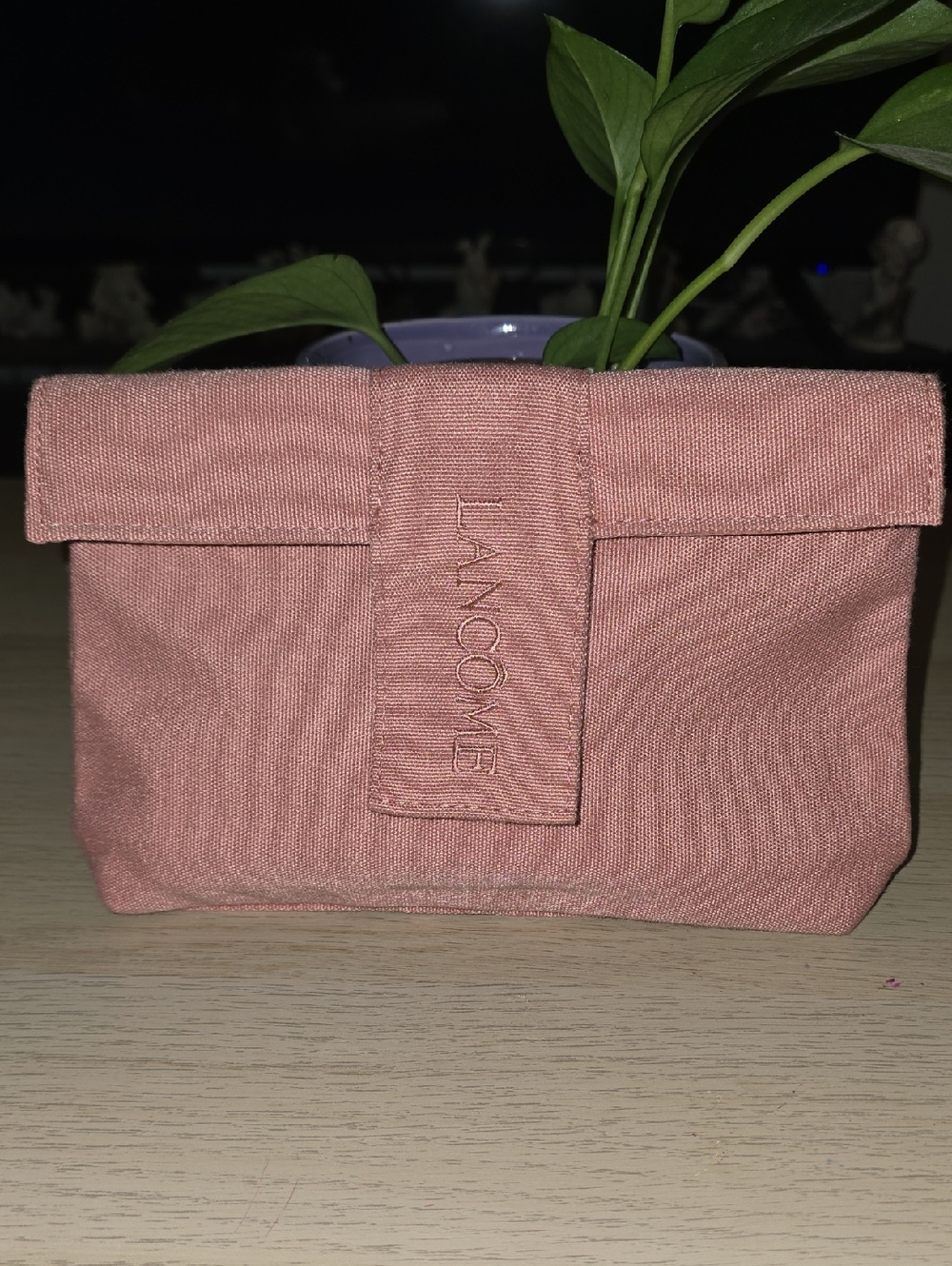 Lancome Pink Cosmetic Pouch